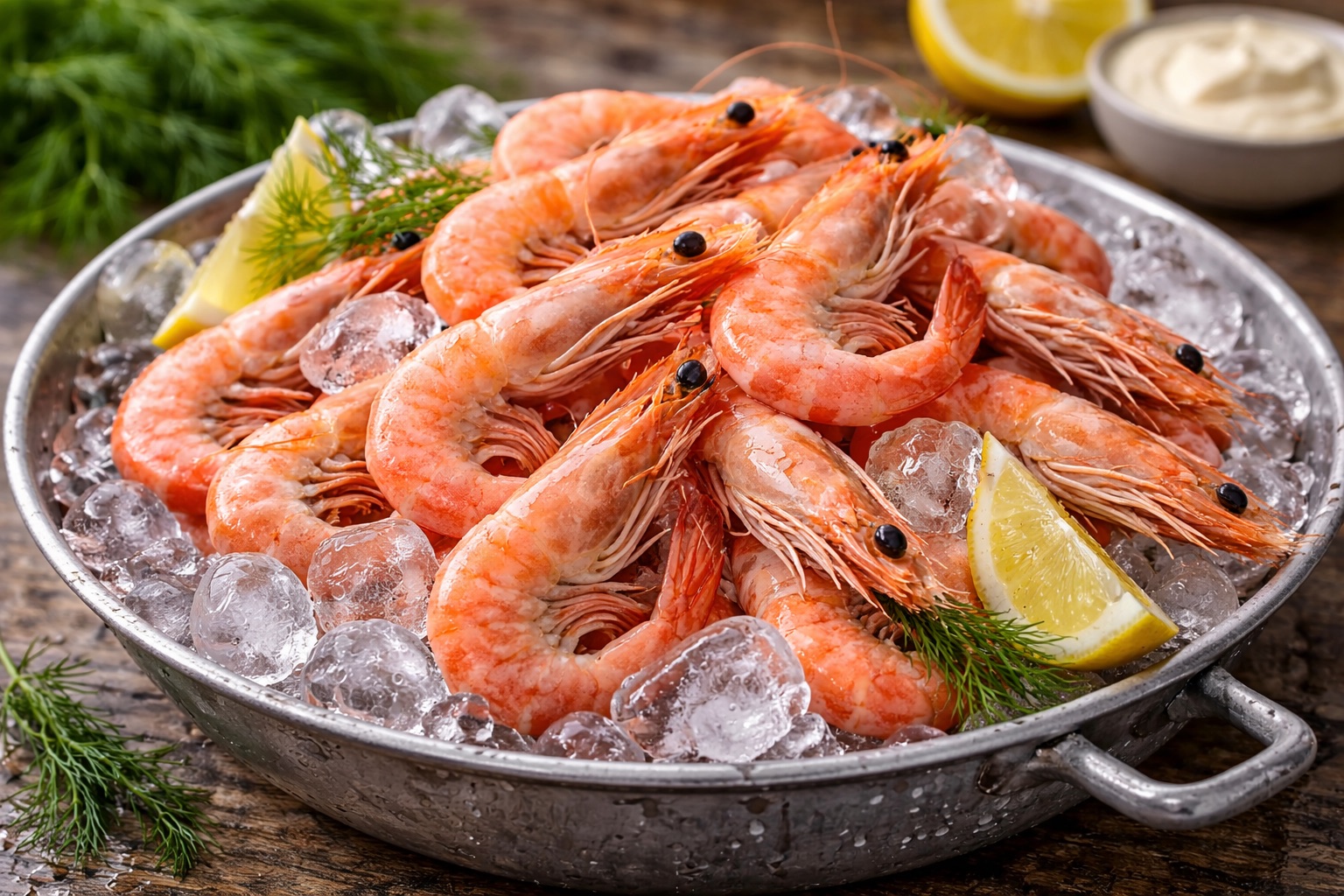 Räkor till Toast Skagen